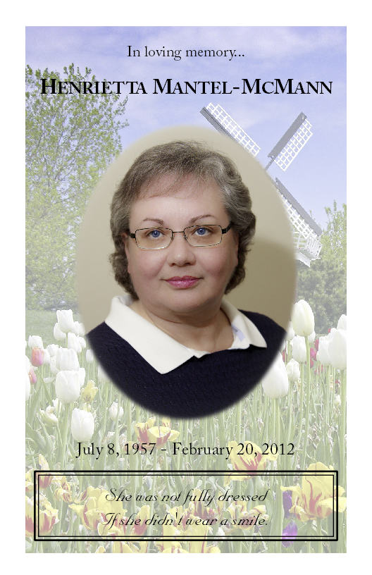 Memorial Program Page 1