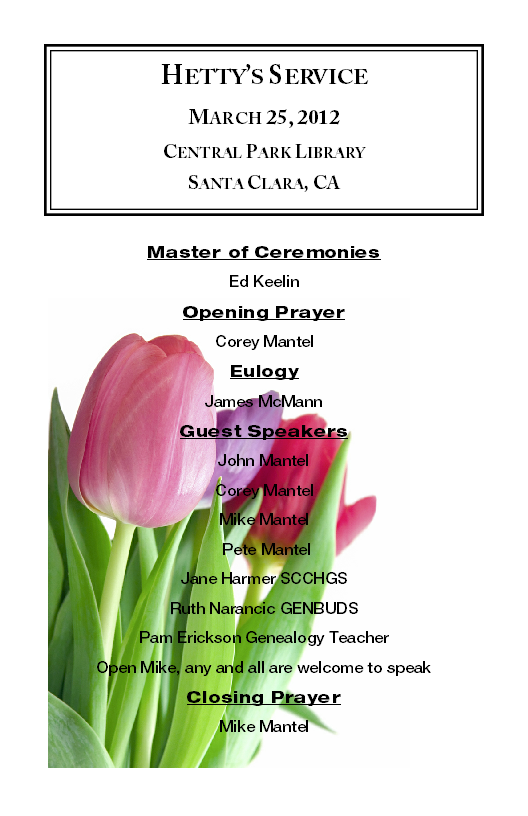Memorial Program Page 4